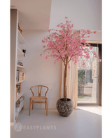 Árbol artificial Cerezo en flor rosa 240 cm
