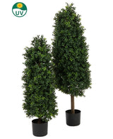 Boj artificial pirámide estilo romano UV 90cm
