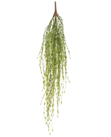 Una planta artificial colgante de césped de 76 cm, una planta colgante verde realista, añade encanto natural a cualquier habitación.