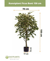 Planta artificial Ficus Fur 150 cm