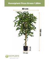Planta artificial Ficus Verde 180 cm