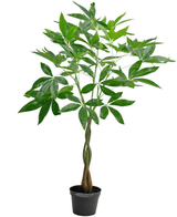 Planta artificial Pachira Árbol del Dinero 90 cm