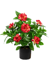 Planta artificial Gardenia 39 cm fucsia