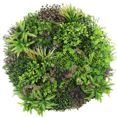 Seto artificial sobre bastidor