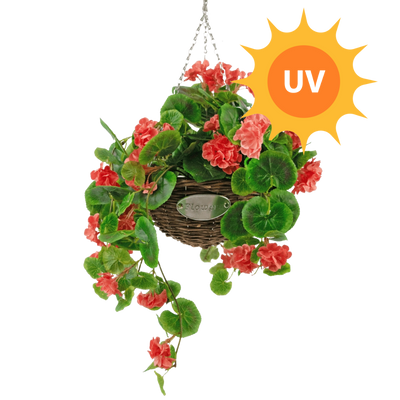 Plantas artificiales colgantes UV