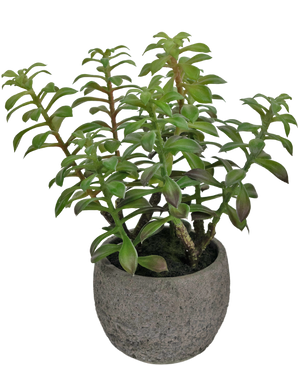 Suculenta artificial en maceta ornamental 31 cm