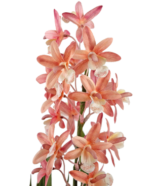 Cymbidium 58 cm planta artificial rosa