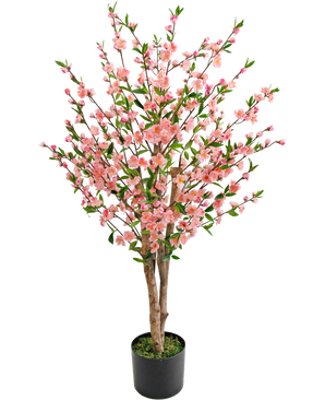 Planta Artificial de cerezo en flor 120 cm rosa