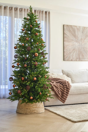 Árbol de Navidad artificial Slim "Undset" PE/PVC - Smart LED