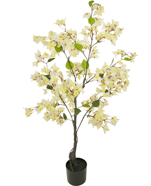 Árbol artificial Buganvilla 120 cm blanco