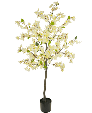 Árbol artificial Buganvilla 150 cm blanco