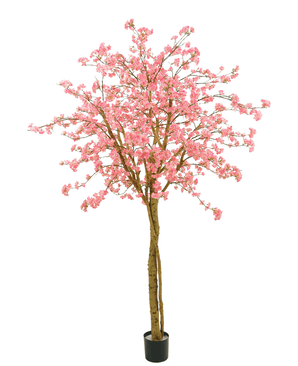 Árbol artificial Cerezo en flor rosa 240 cm