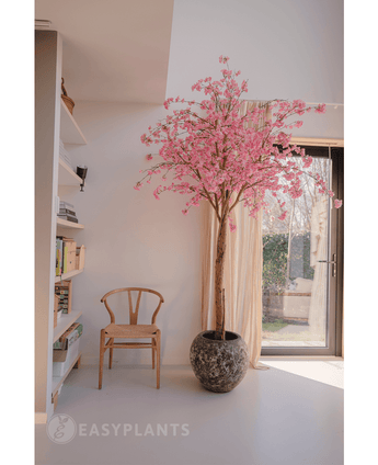 Árbol artificial Cerezo en flor rosa 240 cm