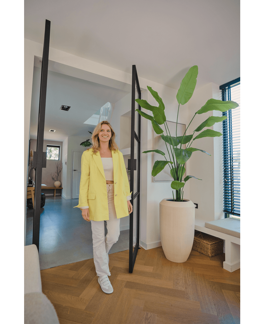 Ave del Paraiso Planta artificial Strelitzia 180 cm tacto real