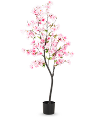 Flor de cerezo artificial 150 cm rosa