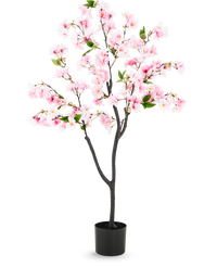 Cerezo artificial en flor 120 cm rosa