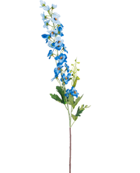 Ramo de flor artificial Delphinium 79 cm azul