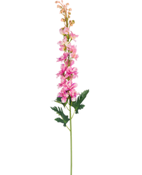 Ramo de flor artificial Delphinium 79 cm rosa