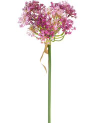 Ramo de flor artificial Allium 60 cm morado
