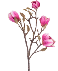 Magnolia artificial 50 cm rosa