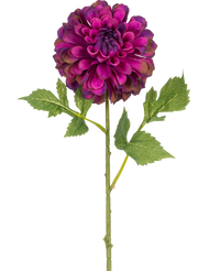 Ramo de flor artificial Dalia 50 cm violeta