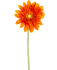 Gerbera artificial 53 cm naranja