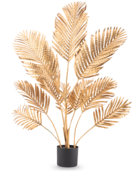 Palmera artificial Areca dorada 120 cm