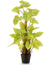 Planta artificial Trapa Bispinosa 90 cm blanca