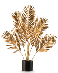 Palmera artificial Areca dorada 80 cm