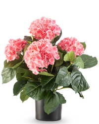 Hortensia artificial 43 cm rosa