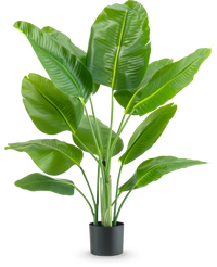 Planta artificial Strelitzia Tacto real Deluxe 120 cm