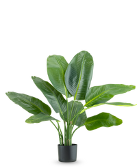 Planta artificial Strelitzia Tacto real Deluxe 90 cm