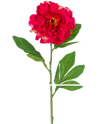 Ramo de flor artificial Peonía 77 cm roja