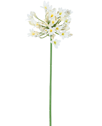 Agapanto artificial 77 cm blanco