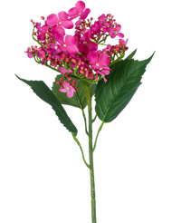 Flor artificial Hortensia mariposa 72 cm rosa
