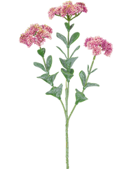 Rama artificial Sedum 56 cm rosa claro