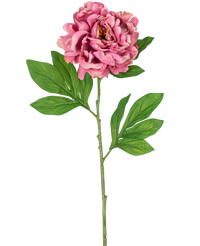 Ramo de flor artificial Peonía 77 cm rosa