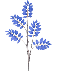Rama de helecho artificial 83 cm azul