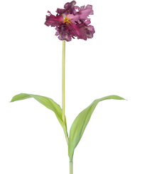 Ramo de flor artificial Tulipán periquito francés 76 cm morado