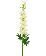 Flor artificial Aconito Delphinium 79 cm blanco