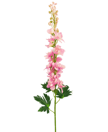 Flor artificial Aconito Delphinium 79 cm rosa