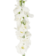 Flor artificial Aconito Real Touch Blanco 90cm