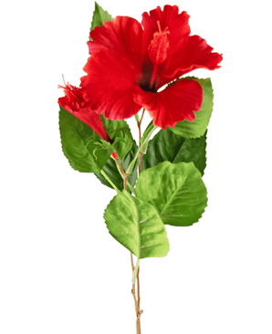 Flor artificial Hibisco 64 cm rojo