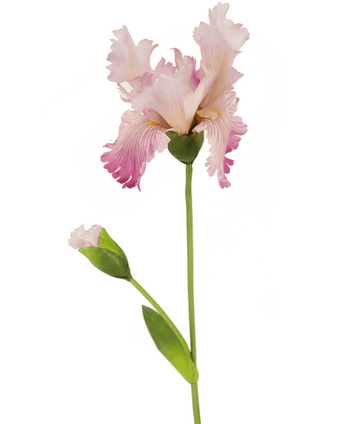 Flor artificial Iris 80 cm rosa