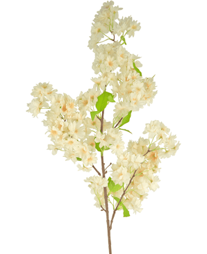 Flor de cerezo artificial 100 cm blanco/rosa