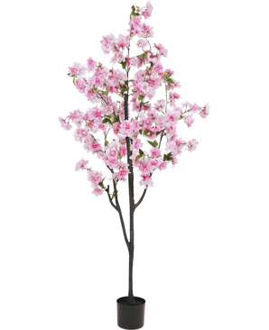 Flor de cerezo artificial 180 cm rosa