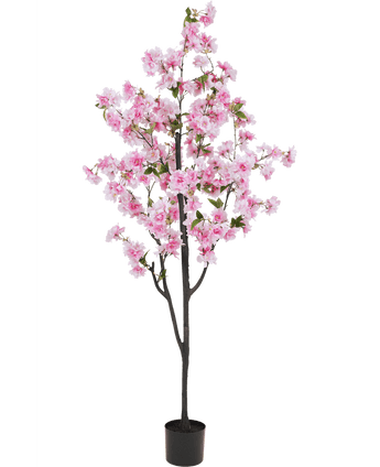 Flor de cerezo artificial 180 cm rosa