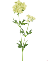 Flor de encaje artificial 76 cm blanca