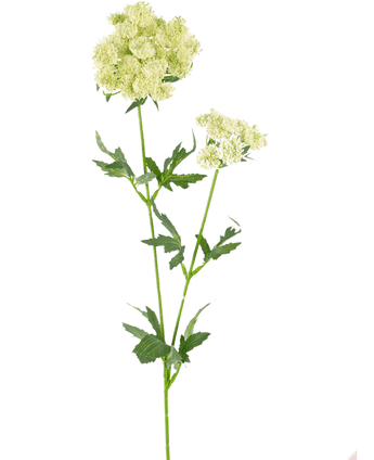 Flor de encaje artificial 76 cm blanca