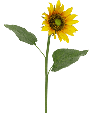 Girasol artificial 52 cm amarillo